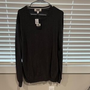 Joseph Abboud Men's Charcoal Crewneck Sweater